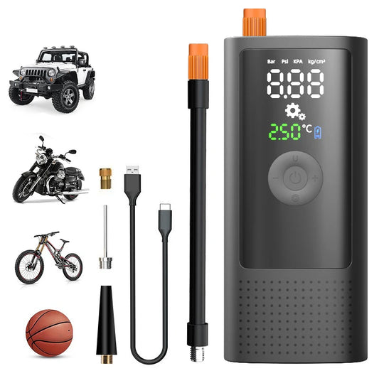 Tire Inflator 150 PSI Digital Air Compressor for Bikes