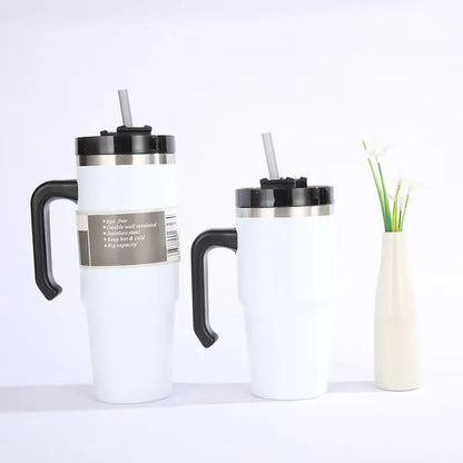 30Oz Car Cup with Handle - Stainless Steel Thermal Mug